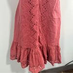 House Of Harlow 1960 Size XS Coral Pink Mini Dress Cottage Resort Eyelet Lace Photo 2