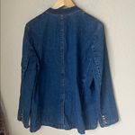 Ralph Lauren  vintage denim gold button blazer jacket Photo 6