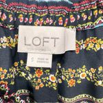Loft Off the Shoulder Boho Floral Short Ruffle Sleeve Blouse Women’s Size Small Photo 4