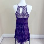 Francesca's NWT Francesca’s High neck Dress Purple Photo 10