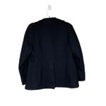 Sterlingwear Anchor Collection Military Navy Wool Blend Peacoat Black Size 12 Photo 2
