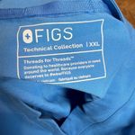 FIGS Inala Short Sleeve Scrub Top PO 2601 Blue Size XXL W22SW1010 Photo 2