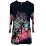 Ted Baker Vyr Dress Focus Bouquet Floral Print Black Mini Tunic Size 2 Photo 8
