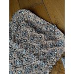 retrofete Chicca Strapless Embellished Mini Dress Nude/Silver Womens Size Small Silver Photo 6