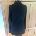 BCBGMAXAZRIA Black Button Down Stitched Top size Medium Photo 3