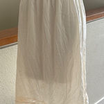None Vintage slip Cream Skirt Photo 0