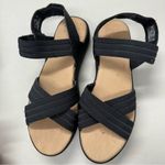 Sperry  Black Platform Stretch Womens Sandals 11 Beachy Vacation Casual Comfort Photo 7