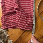 Reformation  Olina Red Striped Lounge Knit Wide Leg Pants hemmed xS Photo 8