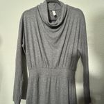 Anthropologie  Daily Practice Gray The Arabella Drapey Dress Academia Size XS Photo 5