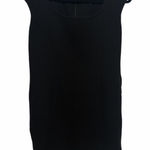 barney's new york Black Italian Knit Sheath Dress vintage size small Photo 0