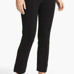 Diane Von Furstenberg  Clean Pinca Black Cigarette Pant Black Size 4 Photo 0
