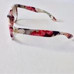 Floral plastic wayfarers with gradient brown lenses women’s Pink Photo 3