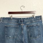 a.n.a  Womens Shorts Denim Jean High Rise Boyfriend 5” Inseam Cut Off Size 22 Photo 3