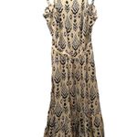 Black & Ivory Floating Lotus Boho Pattern High Photo 0