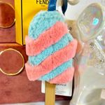 Fendi Gelato Fur & Leather Bag Charm/Keychain Photo 0