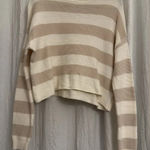 NWOT moon & madison Beige and Cream Striped Sweater Tan Size XS Photo 0