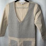 Patrizia Pepe Italy‎ patchwork quiet luxury shift dress size 6 US IT 42 career Photo 2