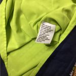 Crown & Ivy  print dress. Size 4. Neon green and navy Photo 4