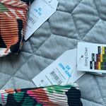 Time & Tru Nwt  printed 2pc high leg bikini bottom 2X wide strap V-wired top 1X Photo 3