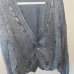 Charcoal Twist Front Sweatshirt Size M Photo 5