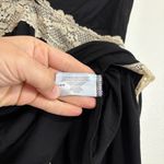 Flora Size Medium Black and Ivory Lace Short Sleep SET Photo 4