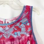 Crown & Ivy ‎ Plus Size 2X Tank Top Embroidered Handmade Tie Dye Sleeveless 1055 Photo 6