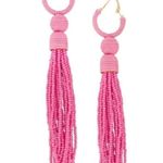 Roberta Roller Rabbit Roller Rabbit Pele Earnings, Pink Beaded Dangle Photo 0