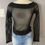 Mango  Openwork knit sweater, Black, XS Photo 0
