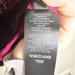 Anthropologie Maeve Womens Vera Puffer Jacket Sequined Velvet Purple Medium NEW Photo 7