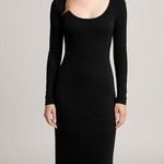 SheIn  Black Long Sleeve Maxi Dress Small Photo 0