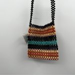 American Eagle Multicolor Boho Retro Beaded Small Crossbody Purse Photo 2