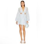 A.L.C. NEW NWT Irene Cutout Dress In Ice Water Blue Photo 4