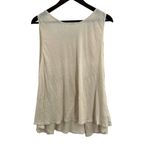 LA Made  Linen Blend Sleeveless Top Large New Photo 2