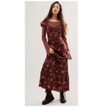 Free People  Butterfly Babe Cutout Maxi Dress Size Small Photo 1