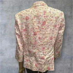 Victoria's Secret Victoria Secret women’s floral linen blend business casual blazer jacket size 12 Photo 2