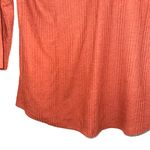 Maurice's 24/7 Burnt Orange Strappy Front Waffle Knit Top Photo 5