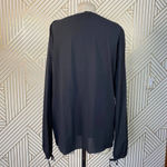 Joseph  Carlotta Georgette Stretch Blouse Black‎ Photo 9