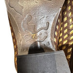 Musse & Cloud  Anthro Tan Netflix Perforated Leather Bootie Size 7 Festival Boho Photo 11