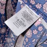 Loft $Offers  M tie up button down Floral Blue and Pink Dress Photo 11