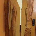 Ambiance apparel gold oversized sweater coat Size M Photo 3