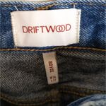 Driftwood Royce Jean Medium Blue Wash Straight Leg Raw Hem Cotton Women's 26 Photo 3