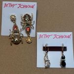 Betsey Johnson  Multicolor Spider Earrings 2 Pairs. Photo 0