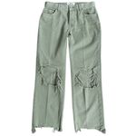 Free People EUC Maggie Distressed Jeans
Moss Green Size 25 Photo 2