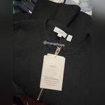 ALC Frank A.L.C. Nicola Zip-Front Peplum Cardigan Black Photo 6