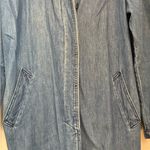 Vintage Learsi long denim duster or trench coat Blue Size undefined Photo 1