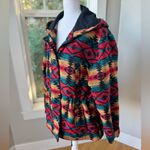 Vintage 90s Outback Trading Co Red Hooded Anorak Jacket Drawstring Waist Sz 1X Photo 1