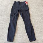 Spanx Women  Cargo‎ Pants Size S Petite Black Stretch Twill Ankle Pull On NEW NWT Photo 1