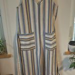 Robert Louis Striped Wide Leg Jumpsuit Photo 1