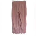 Loft Beach Light Pink Drawstring Waist Eyelet Trim Pants Size Small Photo 1