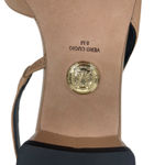 Veronica Beard  Cecile Leather Cap Toe Slingback Pump Black Tan Size 8M Photo 10